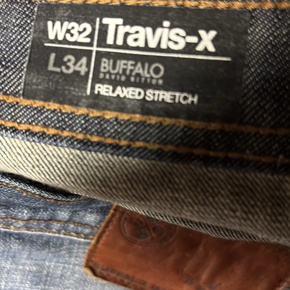 Buffalo by David Bitton Men’s Travis-x Basic Relaxed Stretch Jeans Size 32x34 - Picture 3 of 7